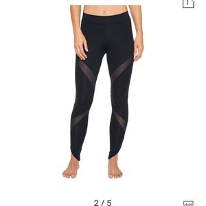 PUMA black mesh leggings